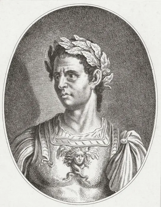 Framed Print : Roman Emperor Tiberius in Headdress Framed Print : Roman Emperor Tiberius in Headdress