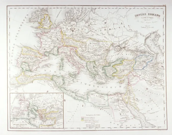 Framed Print : Roman Empire at the time of Augustus Framed Print : Roman Empire at the time of Augustus