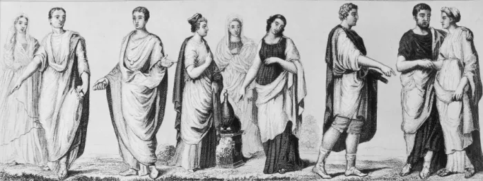 Framed Print : Roman Fashions Framed Print : Roman Fashions