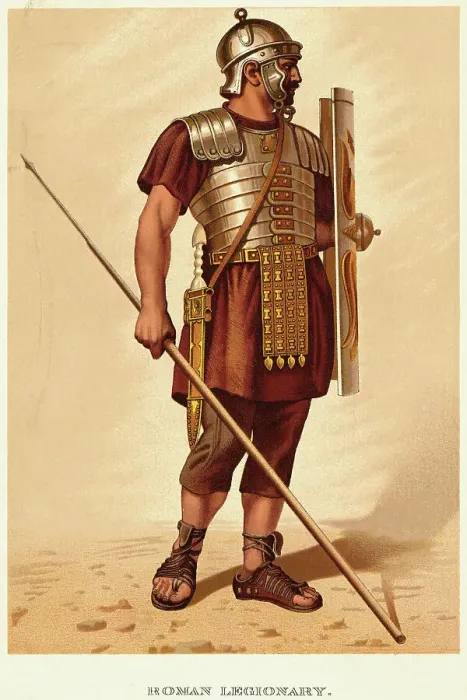 Framed Print : Roman Legionary in Helmet and Breastplate Framed Print : Roman Legionary in Helmet and Breastplate