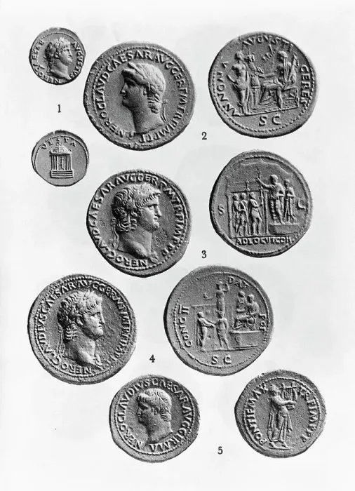 Framed Print : Roman Money At Time Of Nero