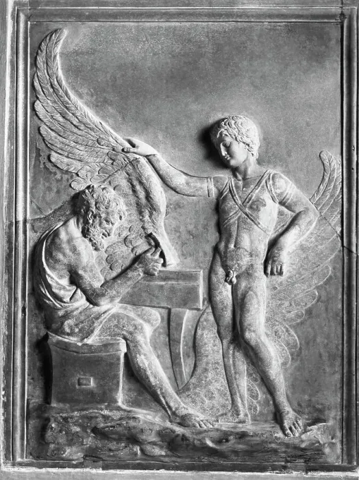 Framed Print : Roman Relief Of Daedalus And Icarus Framed Print : Roman Relief Of Daedalus And Icarus