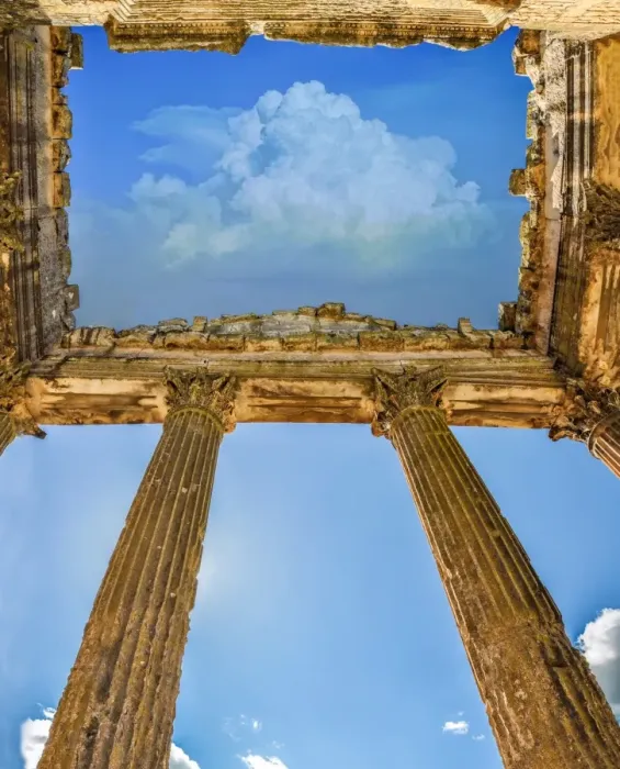 Framed Print : The Roman Ruins Of Dougga Framed Print : The Roman Ruins Of Dougga