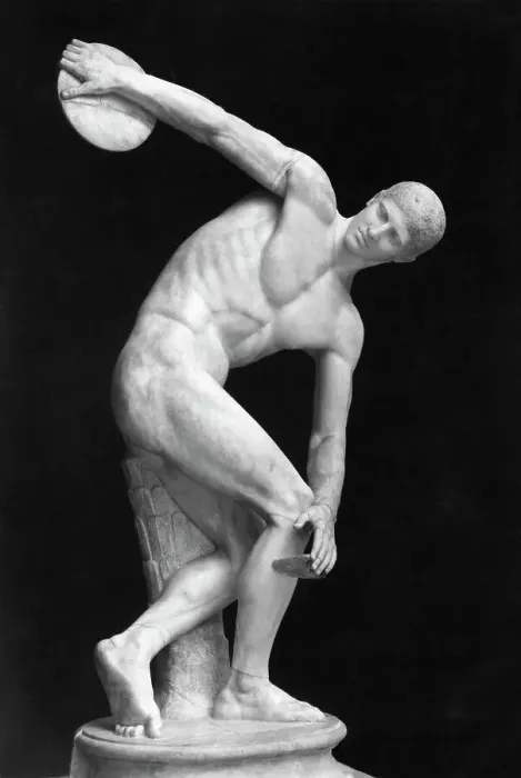 Framed Print : Roman Sculpture of The Discus Thrower Framed Print : Roman Sculpture of The Discus Thrower
