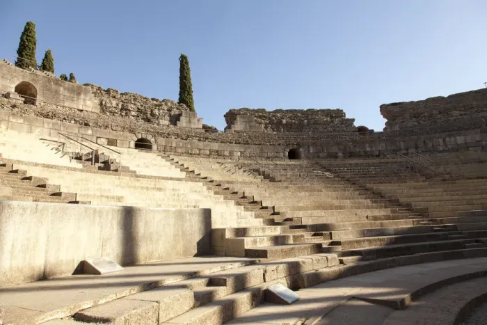 Framed Print : Roman theatre of Merida