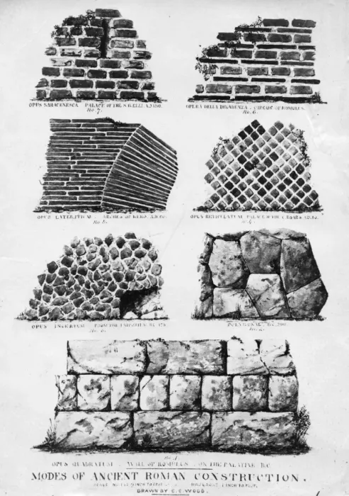 Framed Print : Roman Walls