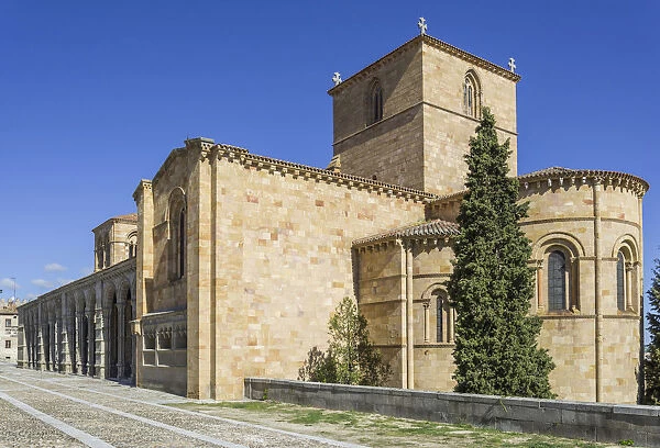 Romanesque Basilica de San Vicente, Avila, Castile and Leon, Spain