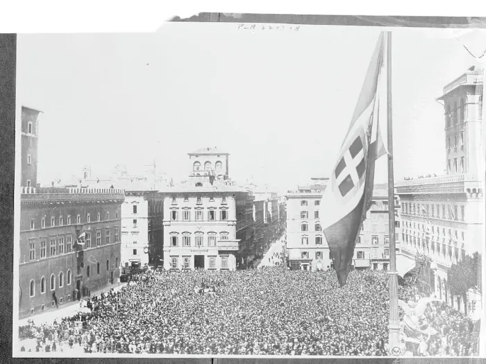 Framed Print : Romans Celebrate 14 Years of Fascism