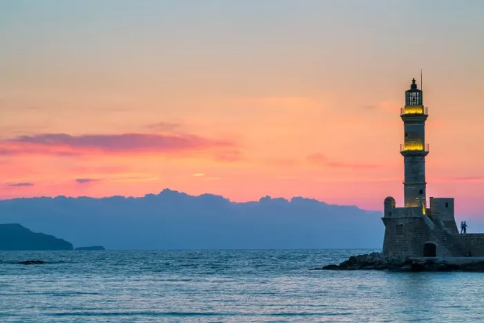 Framed Print : Romantic Chania Framed Print : Romantic Chania