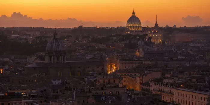 Framed Print : Rome Sunset Framed Print : Rome Sunset