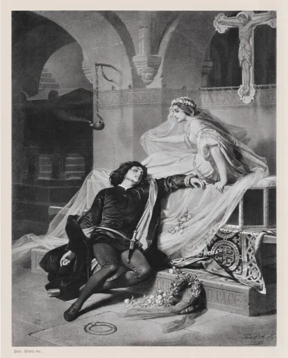 Framed Print : Romeo and Juliet by William Shakespeare, published in 1886 Framed Print : Romeo and Juliet by William Shakespeare, published in 1886