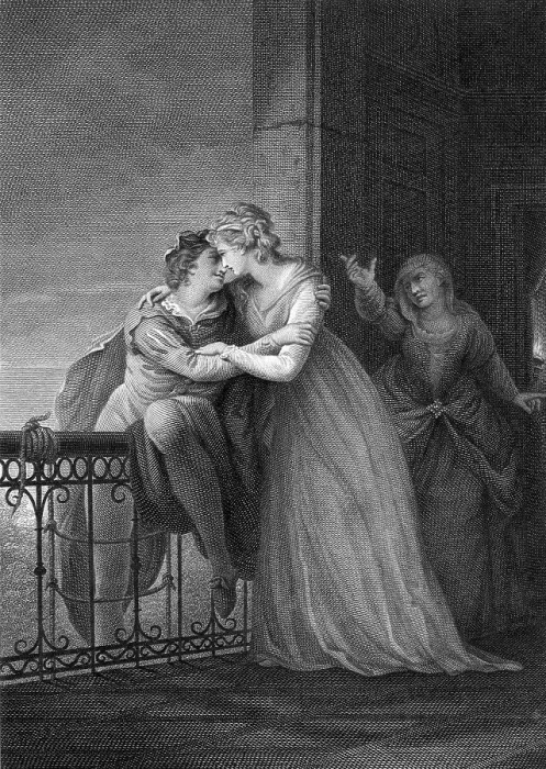 Framed Print : Romeo Takes Leave of Juliet by James Stow Framed Print : Romeo Takes Leave of Juliet by James Stow