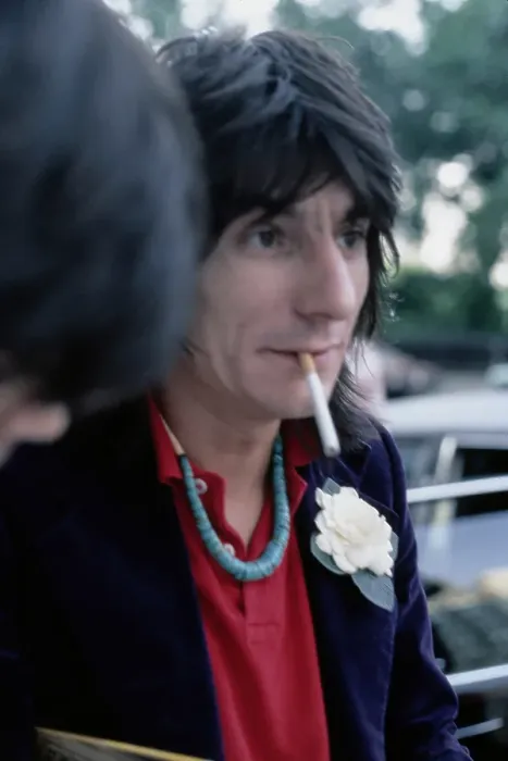 Framed Print : Ron Wood smoking a cigarette, Unspecified, circa 1990s Framed Print : Ron Wood smoking a cigarette, Unspecified, circa 1990s