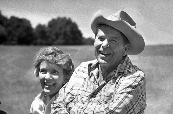 Framed Print : Ronald and Nancy Reagan
