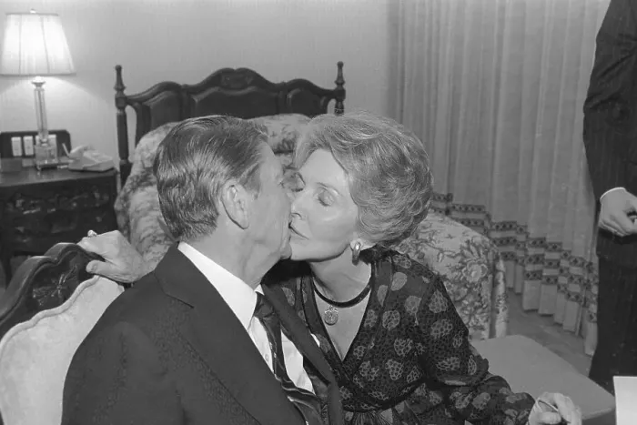 Framed Print : Ronald and Nancy Reagan Watch Returns Framed Print : Ronald and Nancy Reagan Watch Returns