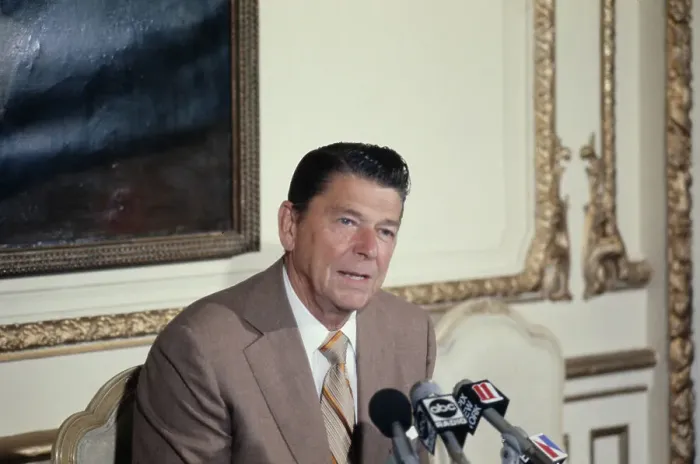 Framed Print : Ronald Reagan