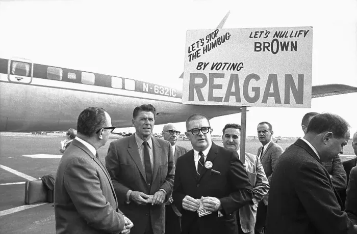 Framed Print : Ronald Reagan at Airport Rally Framed Print : Ronald Reagan at Airport Rally