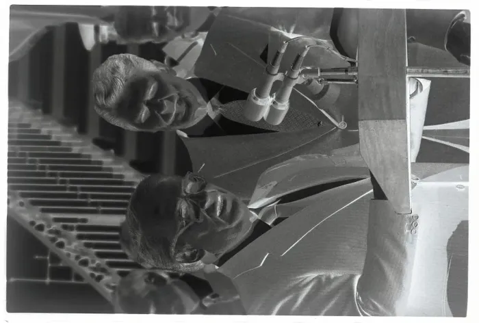 Framed Print : Ronald Reagan and Belisario Betancur at Airfield Podium Framed Print : Ronald Reagan and Belisario Betancur at Airfield Podium