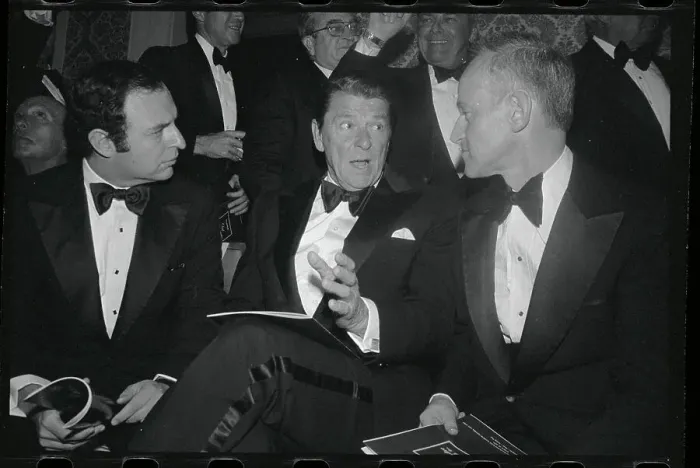 Framed Print : Ronald Reagan Conversing with Alfred H. Kingdon Framed Print : Ronald Reagan Conversing with Alfred H. Kingdon