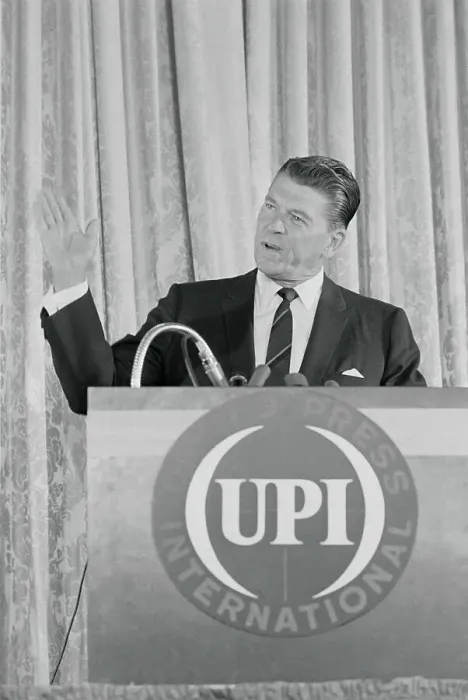 Framed Print : Ronald Reagan Delivering a Speech Framed Print : Ronald Reagan Delivering a Speech