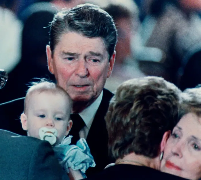 Framed Print : Ronald Reagan and First Lady Expressing Sorrow Framed Print : Ronald Reagan and First Lady Expressing Sorrow