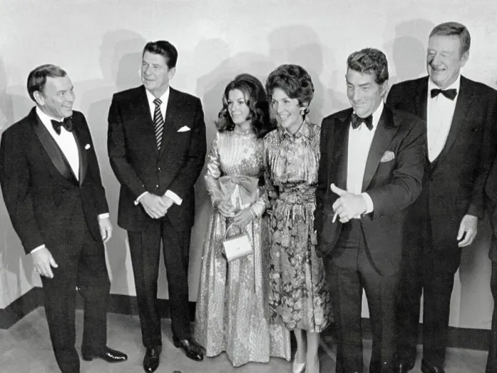 Framed Print : Ronald Reagan and Friends at Formal Event Framed Print : Ronald Reagan and Friends at Formal Event