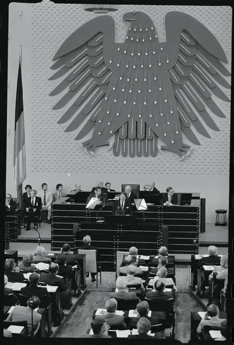 Framed Print : Ronald Reagan Giving Address Framed Print : Ronald Reagan Giving Address