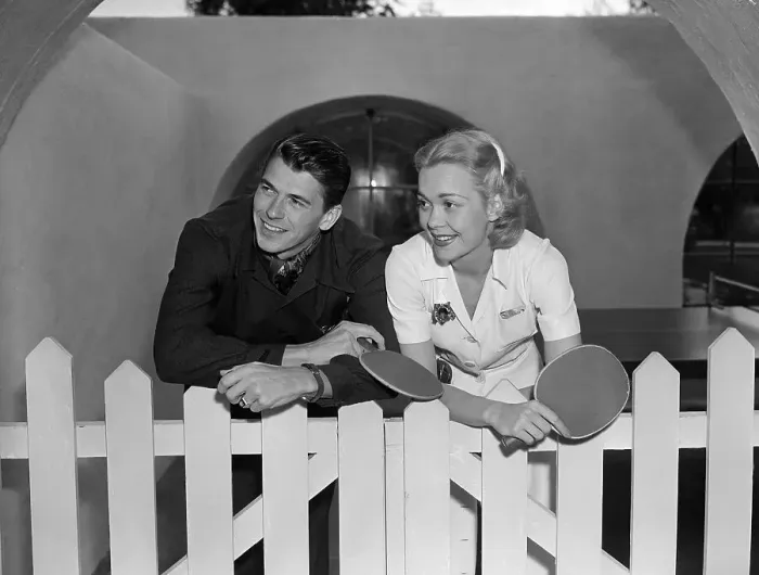 Framed Print : Ronald Reagan and Jane Wyman Framed Print : Ronald Reagan and Jane Wyman
