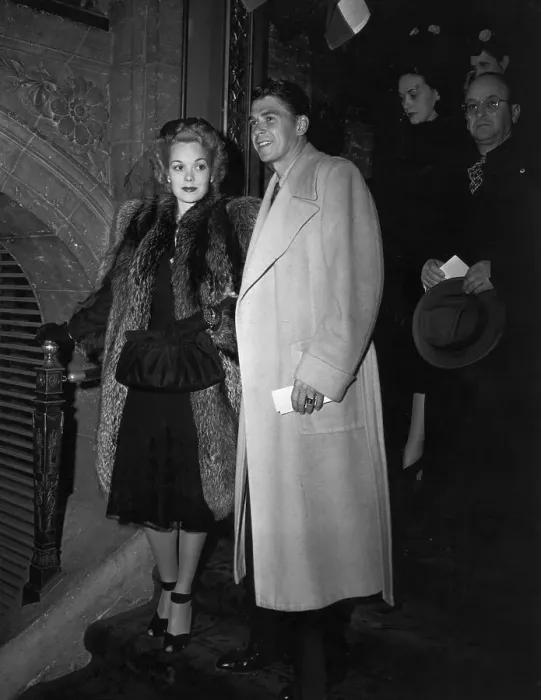 Framed Print : Ronald Reagan with Jane Wyman Attending Academy Awards Framed Print : Ronald Reagan with Jane Wyman Attending Academy Awards