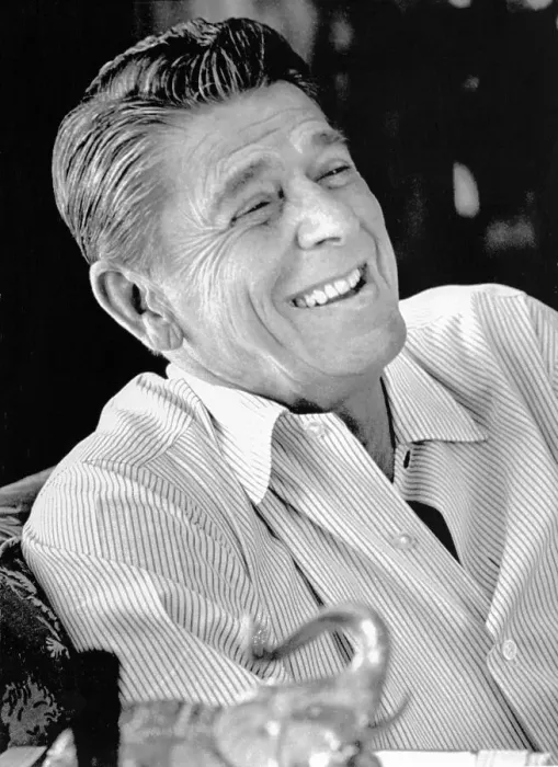 Framed Print : Ronald Reagan Laughing Framed Print : Ronald Reagan Laughing