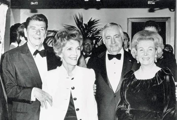 Framed Print : Ronald Reagan and Others Leaving Fund Raiser Framed Print : Ronald Reagan and Others Leaving Fund Raiser