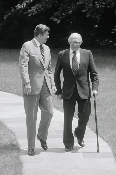 Framed Print : Ronald Reagan and Menachem Begin Framed Print : Ronald Reagan and Menachem Begin