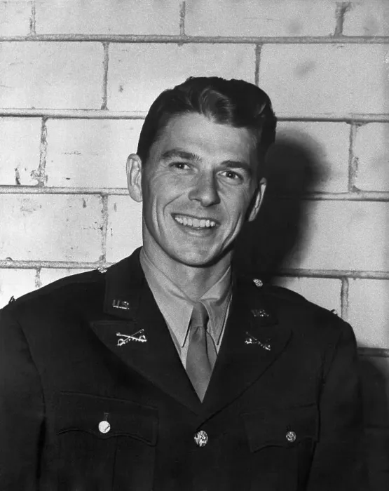 Framed Print : Ronald Reagan in His Officer's Uniform Framed Print : Ronald Reagan in His Officer's Uniform