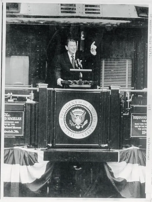 Framed Print : Ronald Reagan Pointing His Finger Framed Print : Ronald Reagan Pointing His Finger