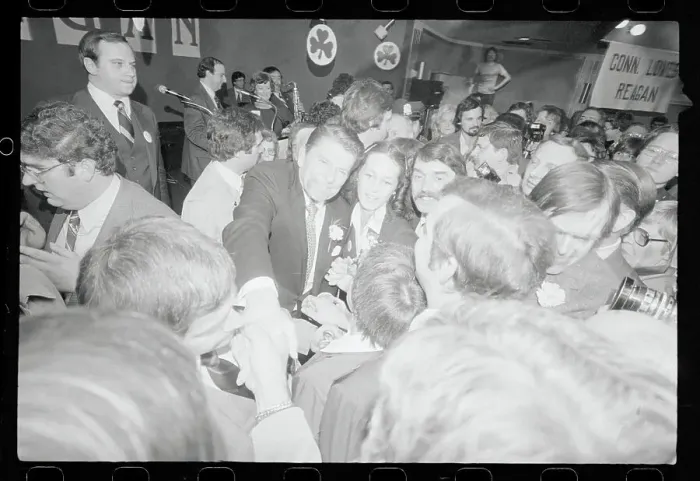 Framed Print : Ronald Reagan Shaking Hands with Supporters Framed Print : Ronald Reagan Shaking Hands with Supporters