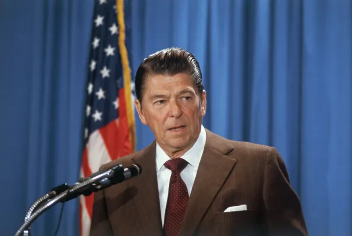 Framed Print : Ronald Reagan Speaking Framed Print : Ronald Reagan Speaking