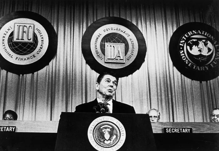 Framed Print : Ronald Reagan Speaking at Meeting Framed Print : Ronald Reagan Speaking at Meeting