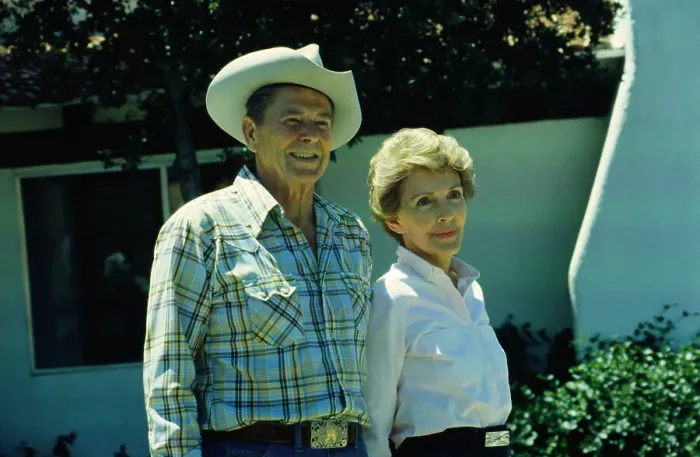 Framed Print : Ronald Reagan with His Wife Framed Print : Ronald Reagan with His Wife