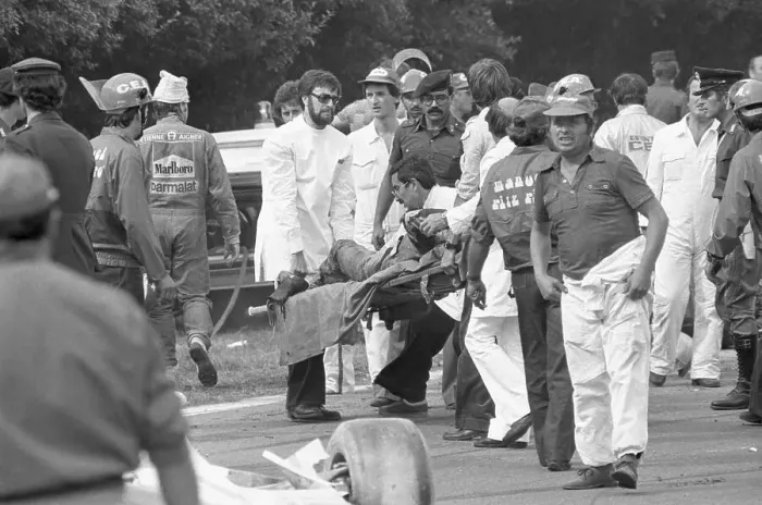 Framed Print : Ronnie Peterson After Crash Framed Print : Ronnie Peterson After Crash