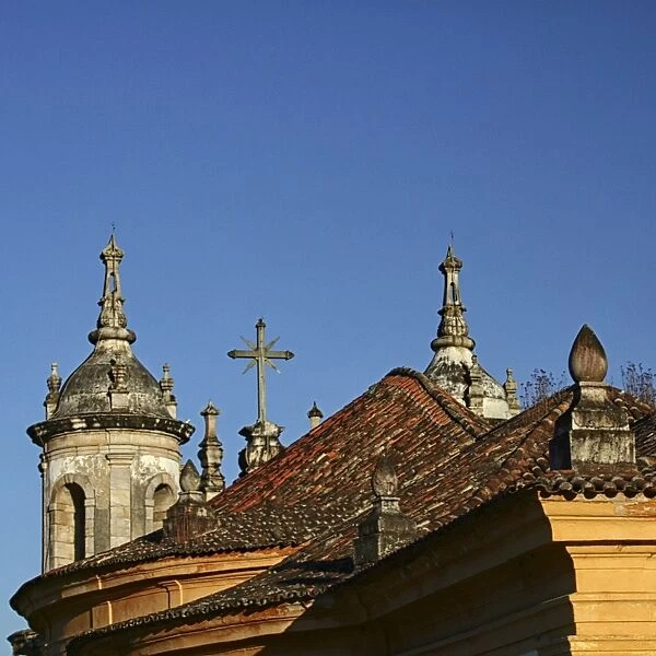 Roof of the Church of Our Lady Of the Rosary (1757) in Ouro Preto