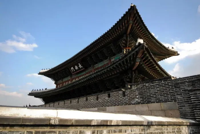 Framed Print : Roof of the Jangan-moon (Gate), the Suwon Hwasung Framed Print : Roof of the Jangan-moon (Gate), the Suwon Hwasung