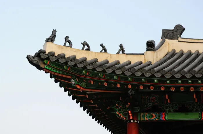 Framed Print : Roof Line of Hwasung Framed Print : Roof Line of Hwasung