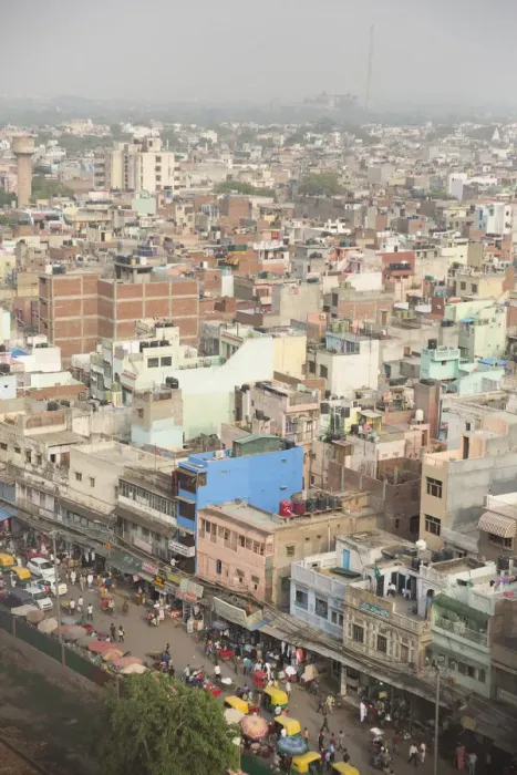 Framed Print : Roof tops of Old Delhi