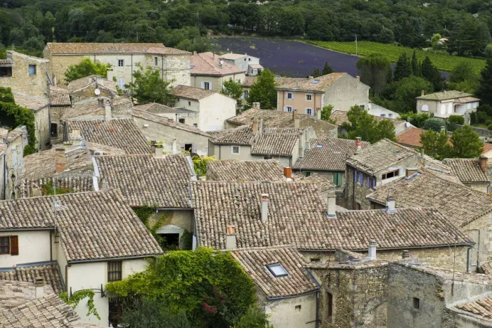 Framed Print : Roofs, Grignan, Departement Drome, Rhone-Alpes, Provence, France Framed Print : Roofs, Grignan, Departement Drome, Rhone-Alpes, Provence, France