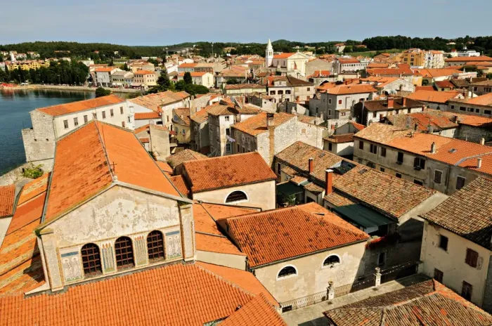 Framed Print : Roofs of Porec