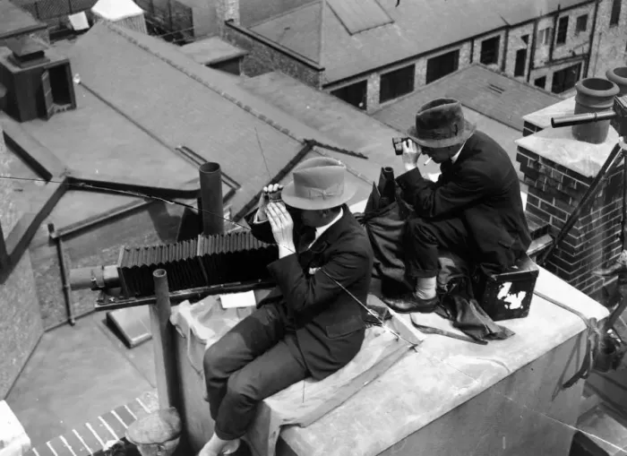 Framed Print : Rooftop Paparazzi Framed Print : Rooftop Paparazzi