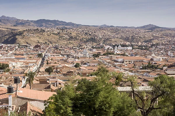 Rooftops of city of Sucre
