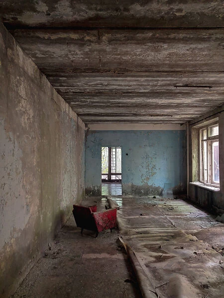 A room in Pripyat