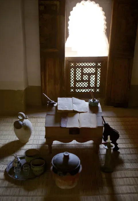 Framed Print : Room of student in Ali ben Youssef Medersa Framed Print : Room of student in Ali ben Youssef Medersa