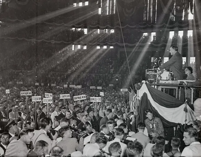 Framed Print : Roosevelt Addressing Convention Framed Print : Roosevelt Addressing Convention
